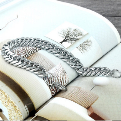 Vòng tay nam kiểu xích thép không gỉ cá tính