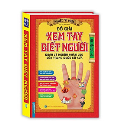Sách - Đồ Giải Xem Tay Biết Người - Bìa Cứng - Minh Thắng