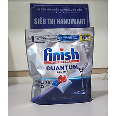 Viên rửa bát Finish Quantum 100 viên - Hàng chính hãng [12 chức năng]