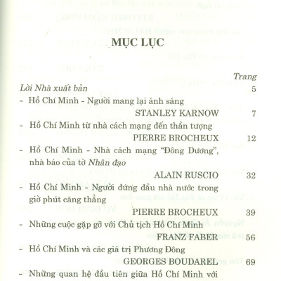 HỒ CHÍ MINH - Người Mang Lại Ánh Sáng - Tập 1