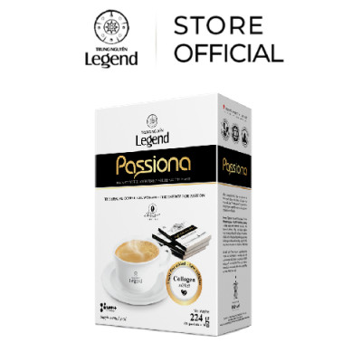 Combo 2 Hộp Cà Phê Trung Nguyên Legend Passiona – Hộp 14 Gói – Cà Phê Dành Cho Phái Đẹp, Ít Caffeine, Bổ Sung Collagen