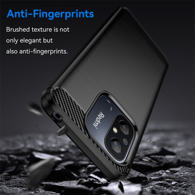 Ốp lưng chống sốc vân kim loại cho Xiaomi Redmi 12C / Poco C55 / Redmi 11A hiệu Likgus (chuẩn quân đội, chống va đập, chống vân tay) - Hàng nhập khẩu