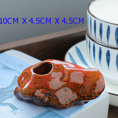 Chậu cỏ đồng tiền bằng đất nung tráng men