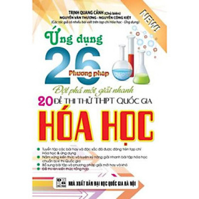 Sách - Ứng Dụng 26 Phương Pháp Đột Phá Mới Giải Nhanh 20 Đề Thi Thử THPT Quốc Gia Hóa Học - Khang Việt Book