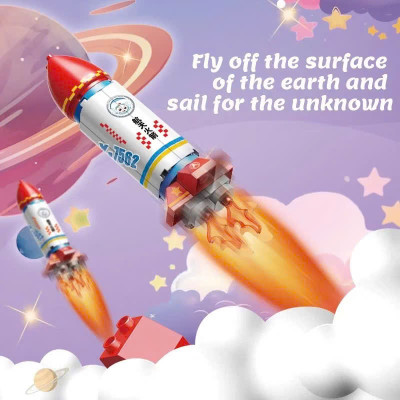 FEELO - 1185 - Lắp Ráp Tên Lửa (20 Chi Tiêt)