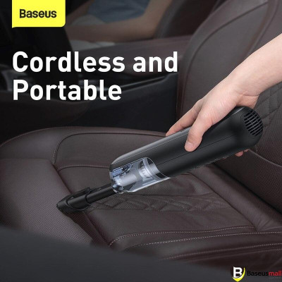 Máy hút bụi ô tô Baseus A1 Blue Sky Black - Hàng chính hãng