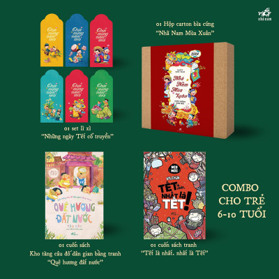 Combo 2 Nhã Nam mùa xuân dành cho bạn nhỏ 6-10 tuổi