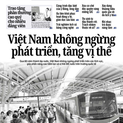 Nhật báo Người Lao Động từ ngày 25-08-2025 đến 31-08-2025