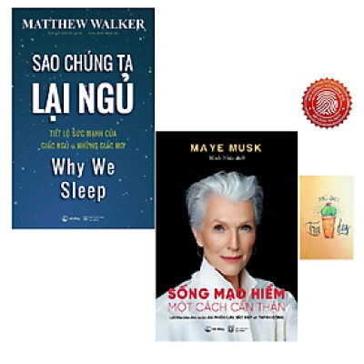 Combo Sao chúng ta lại ngủ + Sống mạo hiểm một cách cẩn thận (Tặng kèm sổ tay xương rồng)