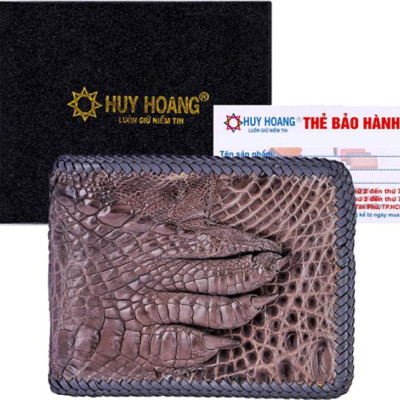 Ví Nam Huy Hoàng HT2720 (10 x 12.5 cm) - Xám