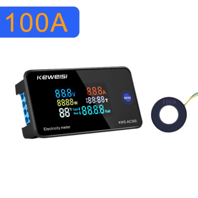 Thiết Bị Công Tơ Điện Tử 6 Trong 1 - Đo Công Suất, Cường Độ, Điện Áp AC Chính Xác