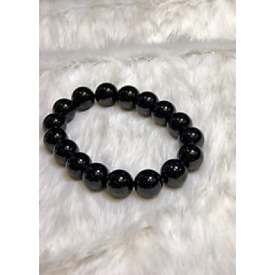 Vòng Tay Đá Thạch Anh Đen 10mm