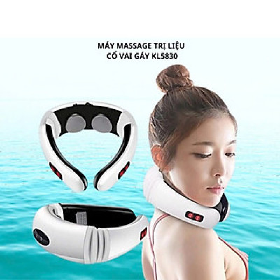 Máy Massjae Cổ Vaji Gáy KL5830 – Giảm Đau Mỏi, Thjư Giãjn Mỗi Ngày Tại Nhà , đồng hồ led