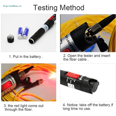 Bút soi quang 20km Noyafa NF-904W, công suất 20mW soi 20Km - Hàng chính hãng
