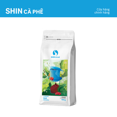 Cà phê Phin Nhà - SHIN Cà Phê - Cà phê pha phin - Gói 400g