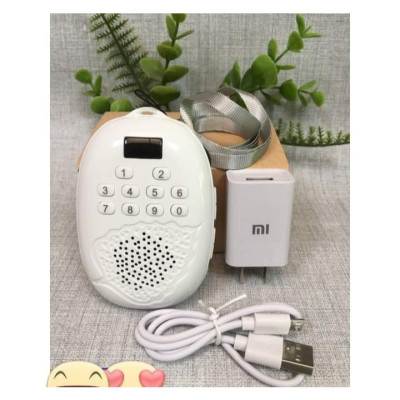 ĐÀI NGHE PHÁP lá Bồ đề có sẵn 60 bài trong máy- Có khe thẻ nhớ Jack tai nghe -Máy học tiếng Anh cho bé...-Hàng Chính Hãng