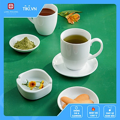 Ly Cốc Sứ Uống Nước Có Quai - Ca LPB 3 (220ML)