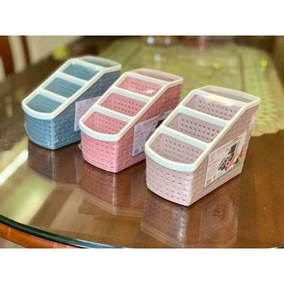 Khay Nhựa Tiện Ích 4 Ngăn Việt Nhật , Khay Nhựa 4 Ngăn Để Vật Dụng Văn Phòng , Khay Nhựa 4 ngăn Để Dụng Cụ Trang Điểm - Hàng chính hãng 