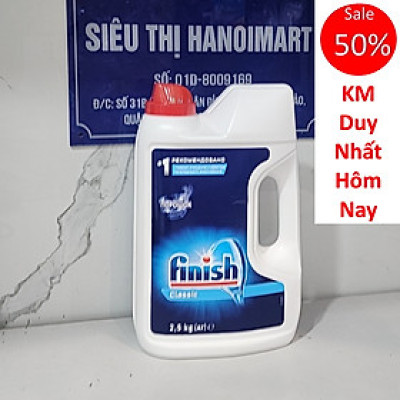 bột rửa chén Finish hộp 2,5kg