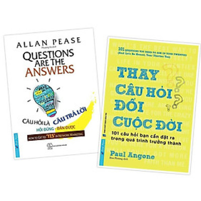 Sách - Combo 2 Cuốn: Thay Câu Hỏi Đổi Cuộc Đời + Câu Hỏi Là Câu Trả Lời