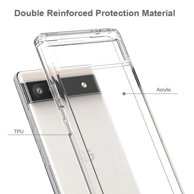 Ốp Lưng Cho Google Pixel 8 Pro / Pixel 8 / Pixel 7 Pro / Pixel 7 / Pixel 7A Acrylic Trong Suốt Chống Sốc