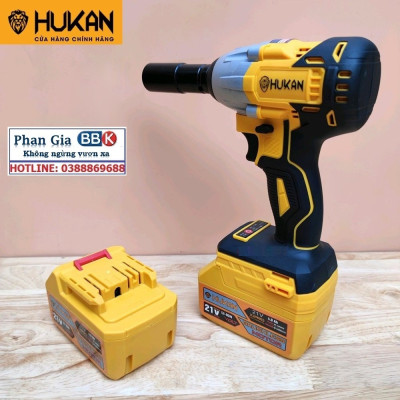 Máy siết bulong Hukan X2 Pro 21V Không chổi than tặng bộ mũi khoan