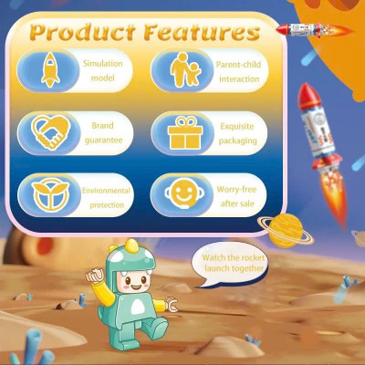 FEELO - 1185 - Lắp Ráp Tên Lửa (20 Chi Tiêt)