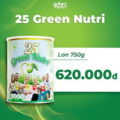 Sữa hạt ngũ cốc 25 Green Nutri lon 750g