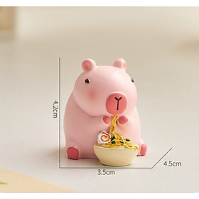 Mô Hình Capybara Chuột Lang Nước Màu Hồng Blindbox Bộ 8 144 Trang Trí Quà Tặng Decord Nhà Cửa Art House_ Hàng chính hãng