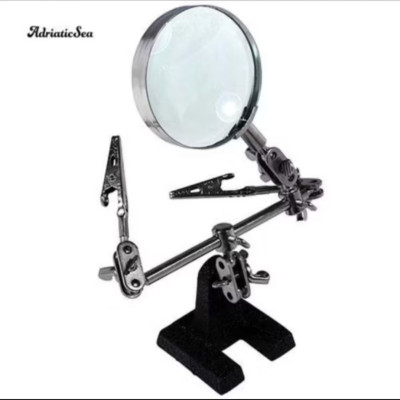 BỘ GIÁ KẸP HÀN LINH KIỆN ĐIỆN TỬ CÓ KÍNH LÚP THUẬN TIỆN KHI HÀN