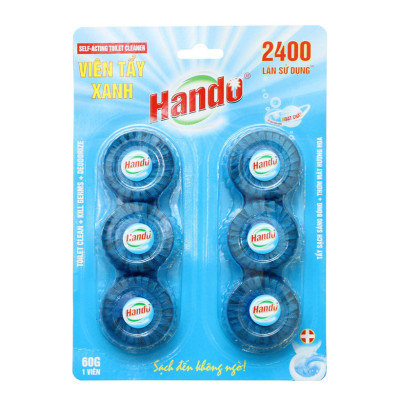 Vỉ 6 viên tẩy và làm thơm toilet Hando Lavender