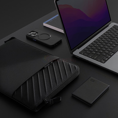 Túi chống sốc Tomtoc Voyage-A10 Laptop Sleeve MBook Air/Pro - Hàng chính hãng