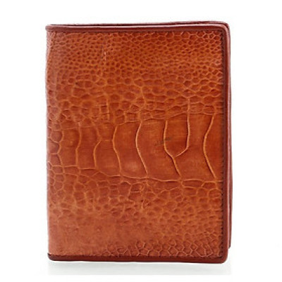 Ví nam da đà điểu màu vàng bò HJ92423-25-29-62 