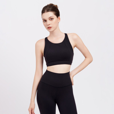 Set đồ tập Yoga Luxury Hibi Sports H138 - Áo Bra khoét lưng tam giác - Kèm mút nâng ngực