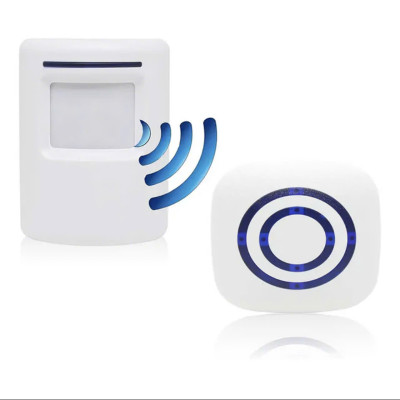 Chuônjg Cửja Bájo Khách Hồng Ngoại Không Dây 2IN1 - Cảm Biến Chống Trộjm Thông Minh Hiệu Quả , ĐÈN TRANG TRÍ