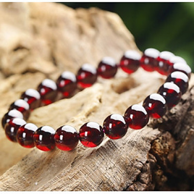 Vòng tay phong thủy, vòng tay nữ đá  thạch anh đỏ ruby cho Nữ cầu Tài Lộc Duyên