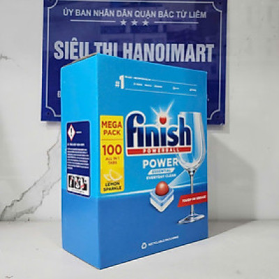 Viên rửa bát Finish All in One 90 viên + Tặng 2 Finish Nhật dành cho máy rửa chén bát