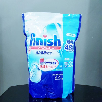 Bột rửa bát Finish 2.2kg hàng Nhật nội địa- Dùng cho máy rửa bát