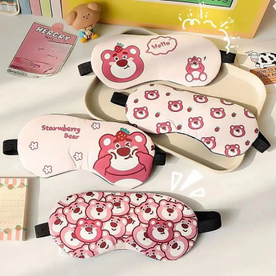 Tấm Che Bịt Mắt Có Túi Gel Làm Mát Giảm Căng Thẳng Hình Gấu Đáng Yêu GROFA - Giao ngẫu nhiên