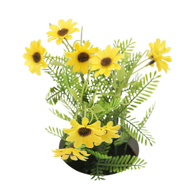 Chậu cây hoa giả trang trí PACEY chậu trắng hình trụ, cây nhựa cao cấp màu sắc và thiết kế sống động, kích thước 10x24cm (RxC) | Index Living Mall - Phân phối độc quyền tại Việt Nam