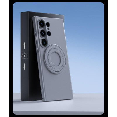 Ốp Lưng Cho Samsung Galaxy S24 Ultra / S25 Plus / S24 Plus / S23 Ultra / S23 Plus Nhựa Cứng Có Từ Tính Tích Hợp Gía Đỡ