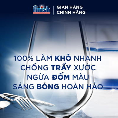 Combo 2 chai Nước Làm Bóng Chén Bát Finish Rinse & Shine Aid - 400ML/chai