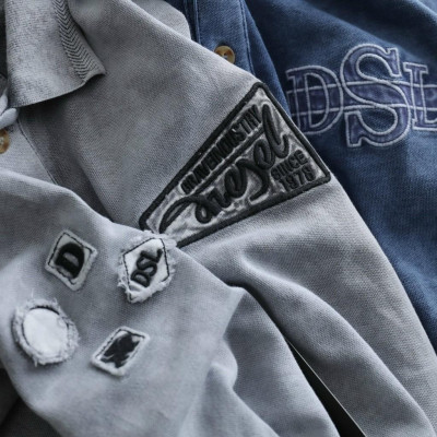 Áo thun polo D.I.E.S.E.L wash acid_chiến thuật_dã ngoại