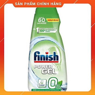 Gel rửa bát Finish Eco 0% 900ml - Nhập khẩu EU