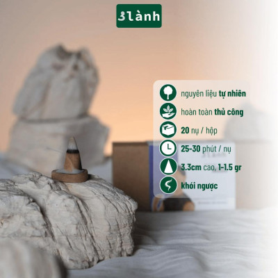 Nụ Thủ Công Gỗ Bách Cedar 3 Lành Hộp 20 Nụ 100 % Tự Nhiên Tặng Kèm Đế Chăm, Không Hóa Chất Xông Thơm