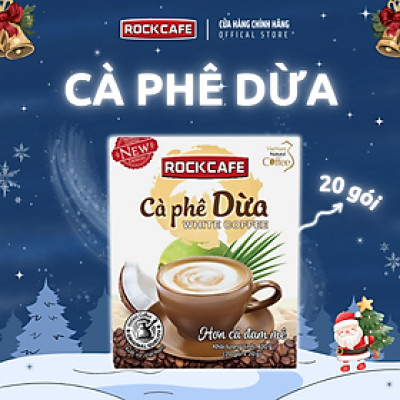 Cà phê dừa ROCKCAFE (Hộp 20 gói)