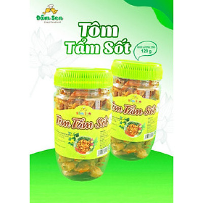 Đặc Sản Bình Thuận  - Tôm Tẩm Sốt Đầm Sen - 120G