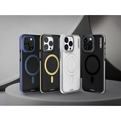 Ốp lưng dành cho iPhone 16 Pro Max, iPhone 16 Pro hiệu Youngkit Rock Sand hỗ trợ sạc không dây, chống sốc cao cấp - Hàng chính hãng.