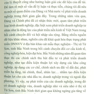 Nhân Tố Xã Hội Ảnh Hưởng Đến Chất Lượng Nhân Lực Và Hướng Giải Pháp Phát Triển Bền Vững Doanh Nghiệp Nhỏ Và Vừa Ở Việt Nam Hiện Nay