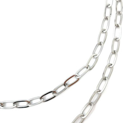 Dây chuyền titan 2 lớp phong cách punk trẻ trung